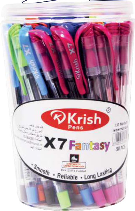 POT DE 50 STYLO FIFTY X7 KRISH, vue 2
