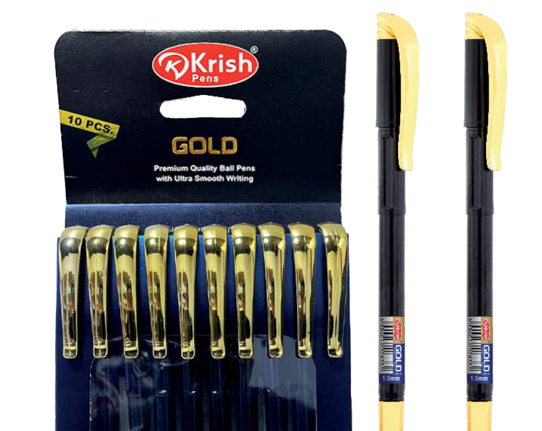 KRISH GOLD STYLO A BILLE KRISH GOLD BLUE, vue 2