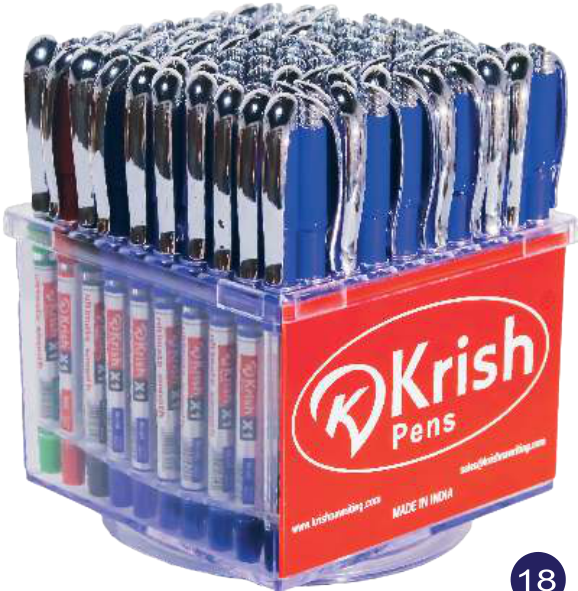 STYLO KRISH X1 EN PRéSENTOIR ROTATIF DE 100, vue 2