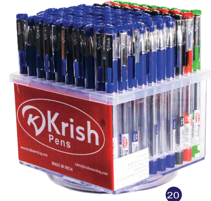 STYLO KRISH ENJOY EN PRéSENTOIR ROTATIF DE 100, vue 2