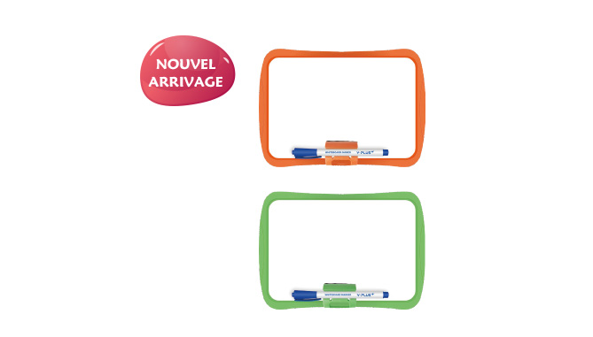 ARDOISE BLANCHE DOUBLE FACE "DOODLE", vue 2