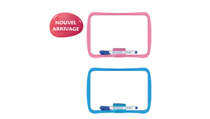 ARDOISE BLANCHE DOUBLE FACE "DOODLE", vue 3