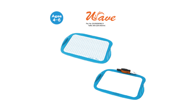 ARDOISE BLANCHE DOUBLE FACE "WAVE" 20/40