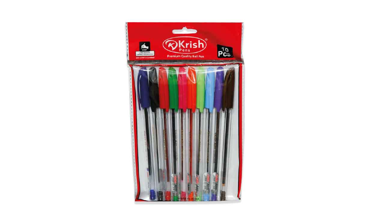 Pochette de 10 stylos Krish AIM