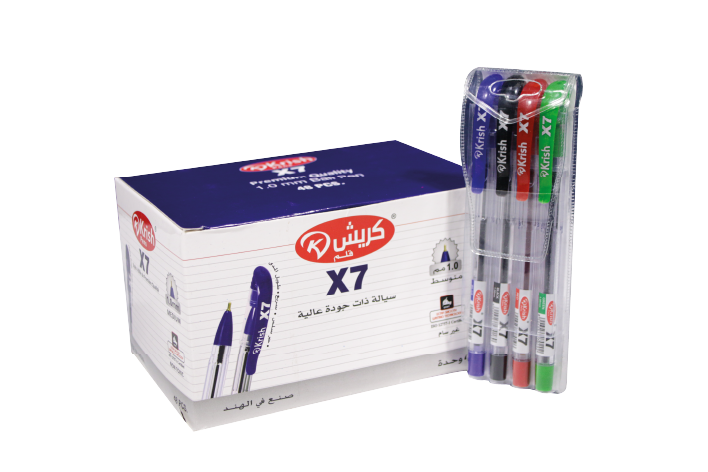 POCHETTE DE 4 STYLO KRISH X7