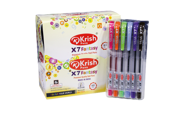 POCHETTE FIFTY DE 6 STYLO KRISH X7