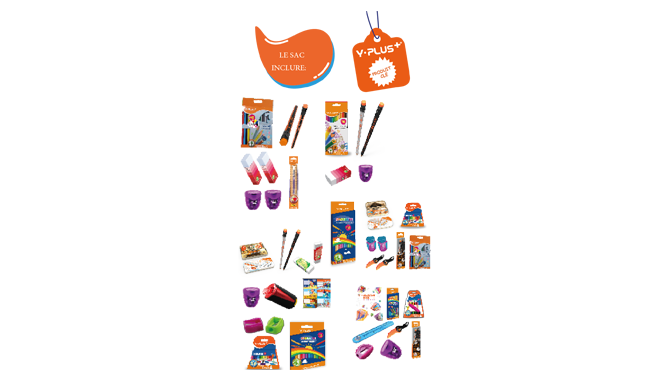 SET CRISTAL A  "bte geometrique+crayon noir+taille crayon"  1/36, vue 2
