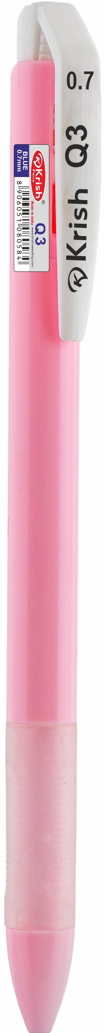 STYLO KRISH Q3 RETRECTABLE BLEU  EN PRéSENTOIR ROTATIF DE 100, vue 6